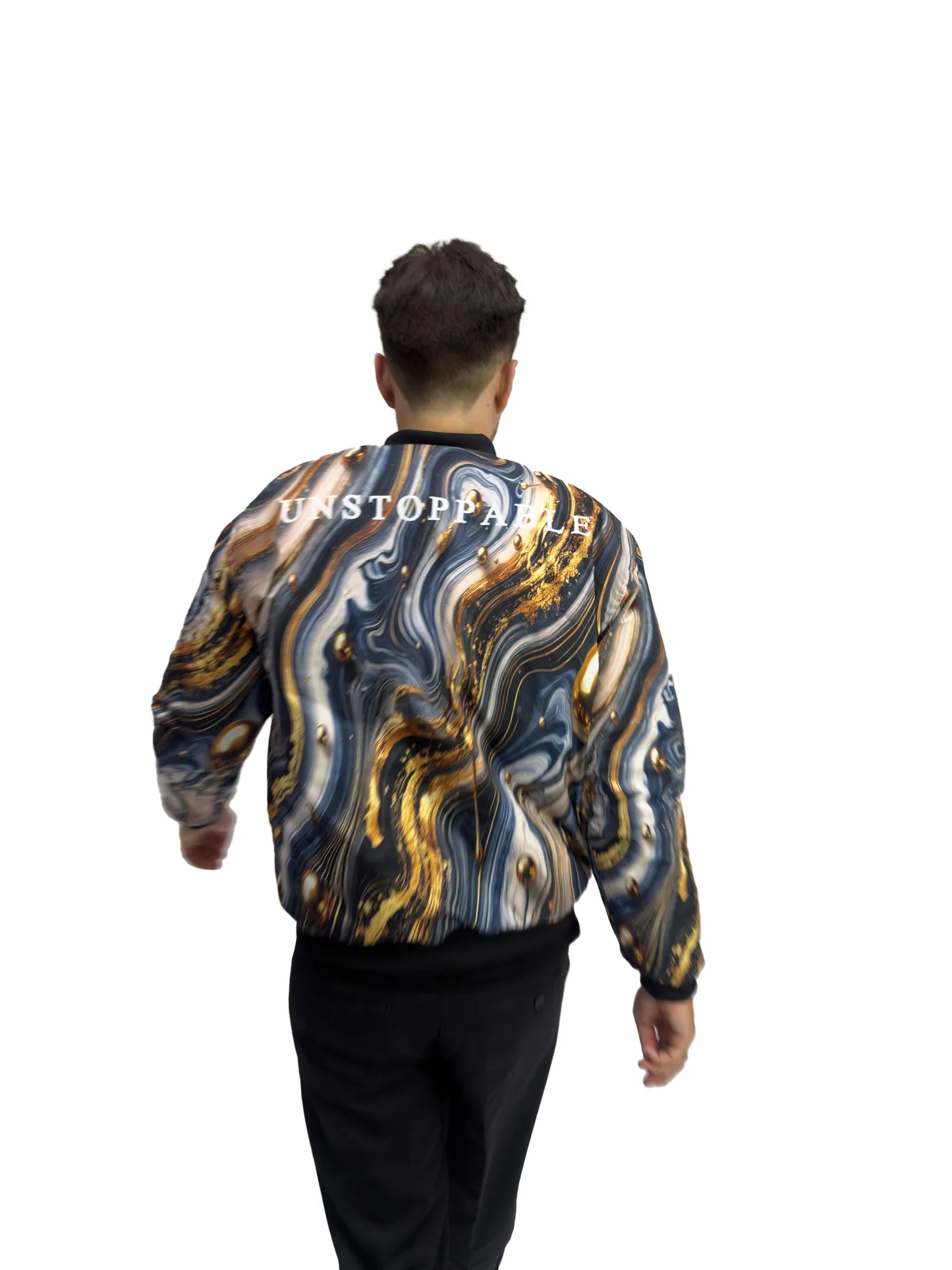 Royal Drip Bomber Jacket