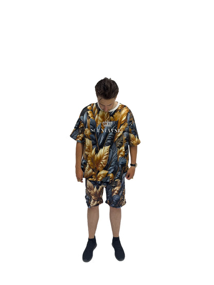 Tropic Crown T-Shirt and Shorts Set