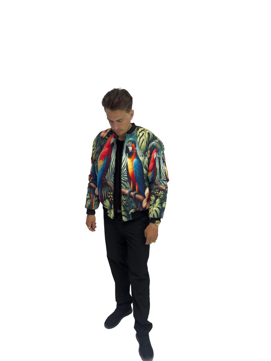 Macaw Jungle Bomber Jacket