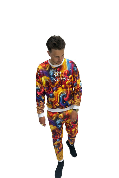 Psyche Swirl Jumper and Trousers Set